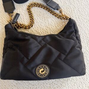 Black Quilted Chain Shoulder Bag